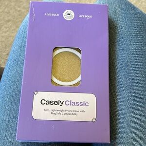 Casely Mag Safe for iPhone 13 Pro Max or compatible size. Never used. In box.